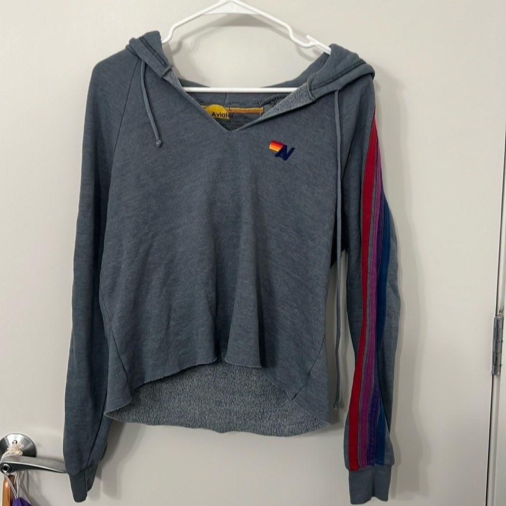 Aviator Nation cropped sweatshirt